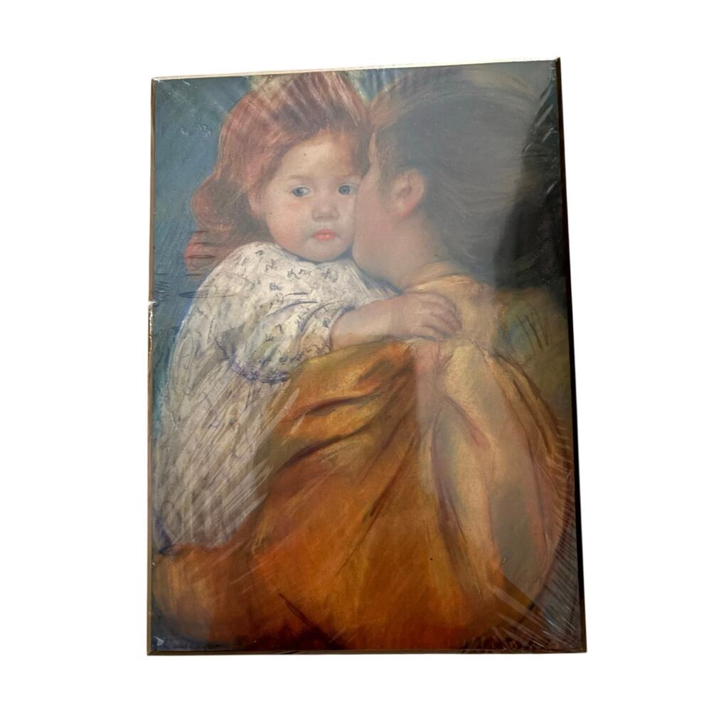 Mary Cassatt Maternal Kiss 1897 Philadelphia Museum of Art Plaquemount 7x5